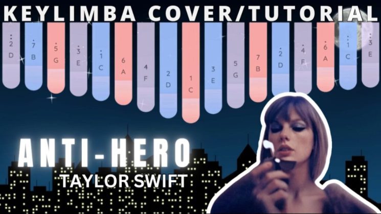 Anti-Hero By Taylor Swift Kalimba Tabs