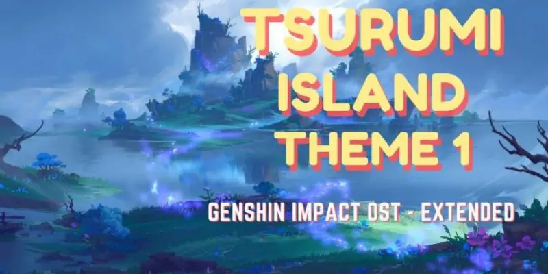 Tsurumi Island Theme 1 By Genshin Impact Ost Kalimba Tabs Kalimba Tutorials